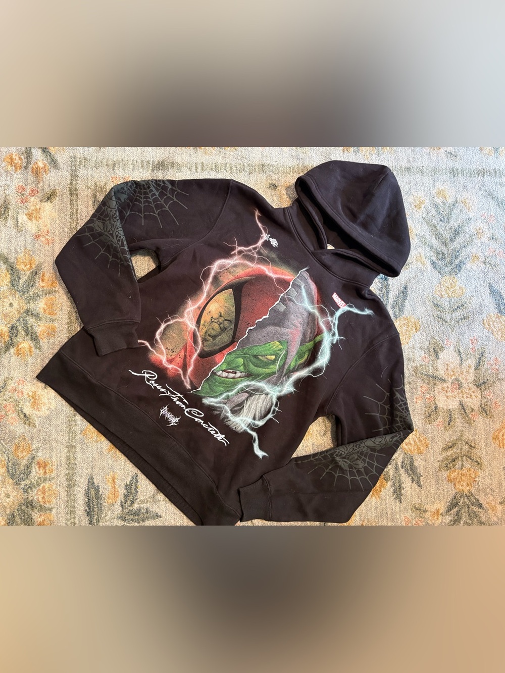 Civil Regime x Marvel Hoodie Large Spider-Man Green Goblin